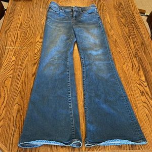 J Crew High Rise Flare Jeans